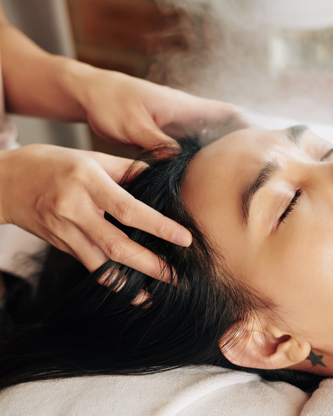 Hair Oiling Massage